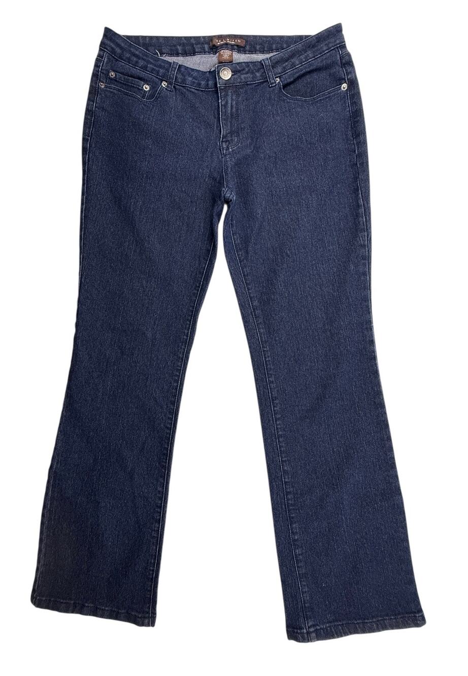 The Limited Authentic Original Jeans Boot Cut Dark Blue Denim Size 12 Mid Rise